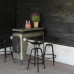 Esschert Design Scaun De Bar Tractor, Negru