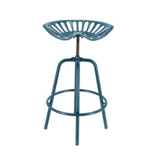 Esschert Design Scaun De Bar Tractor, Albastru