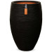 Capi Ghiveci Elegant Nature Rib Deluxe, Negru, 40X60 Cm, Kblr1131