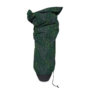 Capi Husă Pentru Plante, Imprimeu Negru Și Verde, Mare, 150X250 Cm,