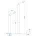Proplus Suport Remorcă Reglabil D48 Mm 40-65 Cm 341517