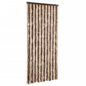 Perdea Pentru Insecte, Bej Și Maro Deschis, 90X220 Cm, Chenille