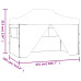 42512  Foldable Tent Pop-Up With 4 Side Walls 3X4,5 M Blue