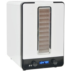 Deshidrator De Alimente Cu 10 Tăvi, 550 W, Alb
