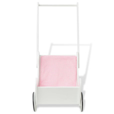 Cărucior Pentru Păpuși Din Lemn 53 X 25,7 X 50 Cm, Alb
