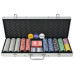 Set De Poker Cu 500 De Jetoane Cu Laser Din Aluminiu