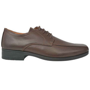 Pantofi Business Cu Șiret, Bărbați, Mărime 40, Piele Pu, Maro