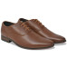 Pantofi Business Cu Șiret, Bărbați, Mărime 42, Piele Pu, Maro
