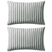 Perne De Exterior, 2 Buc., Gri, 60 X 40 Cm, Imprimeu Dungi