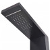 Sistem Panel De Duș Din Aluminiu, Negru Mat