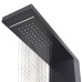 Sistem Panel De Duș Din Aluminiu, Negru Mat