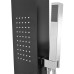 Sistem Panel De Duș Din Aluminiu, Negru Mat