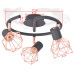 Lustră Cu 3 Becuri Led Cu Filament, 12 W