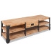 Set Mobilier De Sufragerie, 3 Piese, Lemn Masiv De Acacia