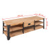 Set Mobilier De Sufragerie, 3 Piese, Lemn Masiv De Acacia