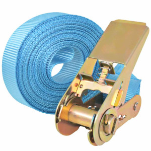 Chingi Fixare Cu Clichet 4 Buc, 0,8 Tone, 6 M X 25 Mm, Albastru
