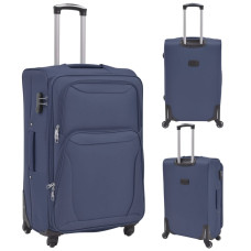 Set De Trolere Din Material Textil, 3 Buc, Bleumarin