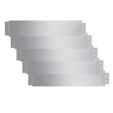 142668  Garduri De Gazon, 5 Buc, Oțel Galvanizat, 100 X 19 Cm