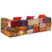 Canapea Puf Modulară Cu 3 Locuri, Petice, Material Textil