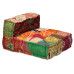 Canapea Puf Modulară Cu 4 Locuri, Petice, Material Textil