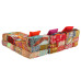 Canapea Puf Modulară Cu 3 Locuri, Petice, Material Textil