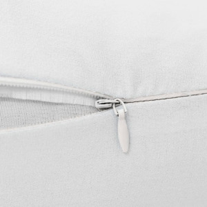 Pernă De Sarcină În Formă De J, Alb, 54X(36-43) Cm