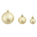 Set Globuri De Crăciun 100 De Piese, 3/4/6 Cm, Auriu