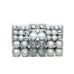 Set Globuri De Crăciun 100 De Piese, 3/4/6 Cm, Argintiu