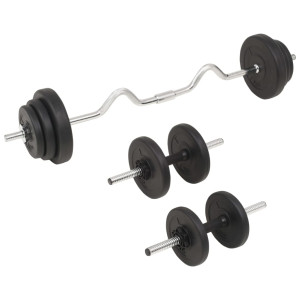 Set De Haltere Și Gantere, 30 Kg