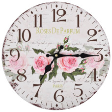 Ceas De Perete Vintage, 30 Cm, Floare