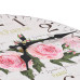 Ceas De Perete Vintage, 30 Cm, Floare