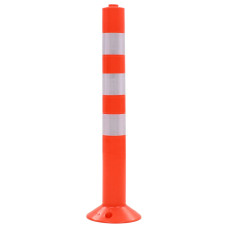 Baliză Control Trafic, 2 Buc., Plastic, 75 Cm