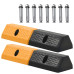 Limitatoare Parcare, 2 Buc., 49X15X9 Cm, Cauciuc