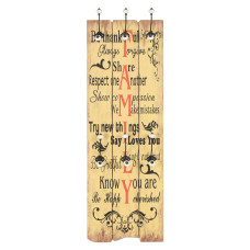 Cuier De Perete Cu 6 Cârlige Family, 120 X 40 Cm