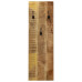 Cuier Haine De Perete, 2 Buc., Lemn Masiv De Mango 36X110X3 Cm
