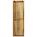 Cuier Haine De Perete, 2 Buc., Lemn Masiv De Mango 36X110X3 Cm