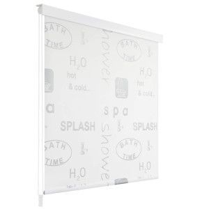 Roletă Perdea De Duș 120X240 Cm Imprimeu Splash