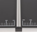 Masă De Lipire Pliabilă, 200 X 60 X 78 Cm, Mdf Și Aluminiu
