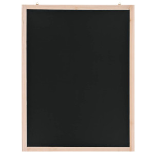 Tablă Neagră Pentru Perete, Lemn De Cedru, 60 X 80 Cm