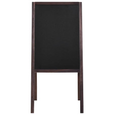 Tablă Neagră Cu Două Fețe, Lemn De Cedru, Verticală, 40X60 Cm
