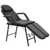 Scaun Tratament Facial, Piele Artificială, 185X78X76 Cm, Negru