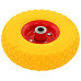 Roți Cărucior Industrial, 4 Buc., Pu Solid 3.00-4 (245X82)