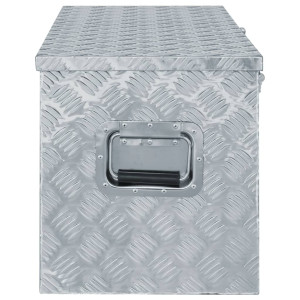 Cutie Din Aluminiu, 110,5 X 38,5 X 40 Cm, Argintiu