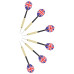 Placă De Darts Profesională Din Sisal, Cu 6 Săgeți Și Bordură