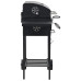 Grătar Barbecue Cu Cărbuni, Raft Inferior, Negru