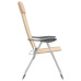 Scaune De Camping Pliante, 2 Buc., Crem, Aluminiu