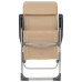 Scaune De Camping Pliante, 2 Buc., Crem, Aluminiu