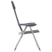Scaun De Camping, 2 Buc, Gri, 58 X 69 X 111 Cm, Aluminiu