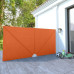 Copertină Laterală Pliabilă De Terasă, Cărămiziu, 400X200 Cm