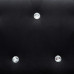 Canapea Chesterfield 2 Locuri, Catifea, 146X75X72 Cm, Negru
